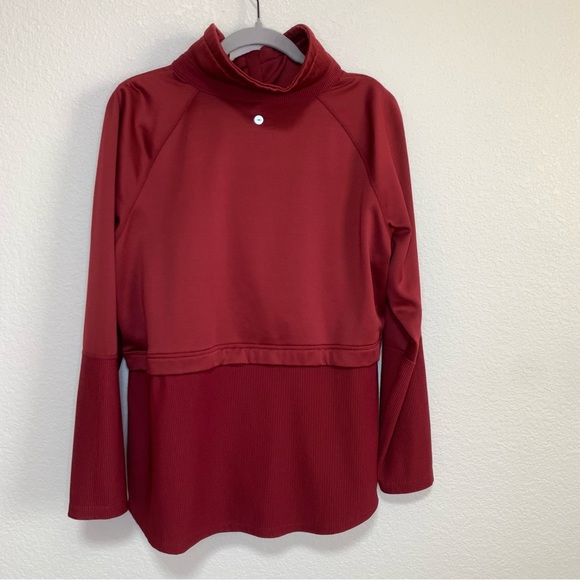 Avia Burgundy Wine Athletic Sweater - Picture 3 of 8